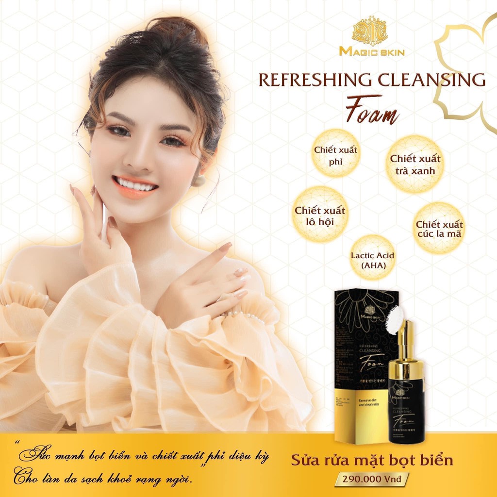 [CHÍNH HÃNG] SỮA RỬA MẶT TẠO BỌT Magic Skin BABY CLEANING FOR FACE