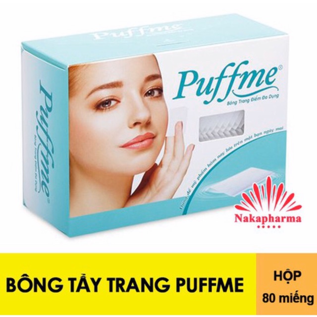 ❤ Bông tẩy trang đa dụng Puffme 80m– Đừng để mỹ phẩm hôm nay lưu trên mặt bạn ngày mai - Pufme