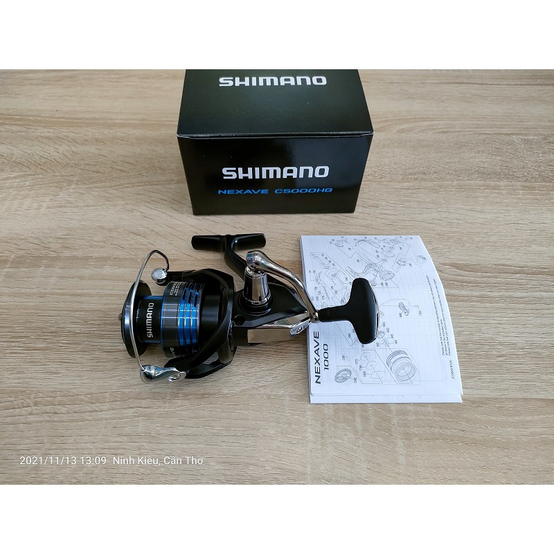 Máy Câu Cá Shimano 2021 Nexave C5000HG - Máy Đứng