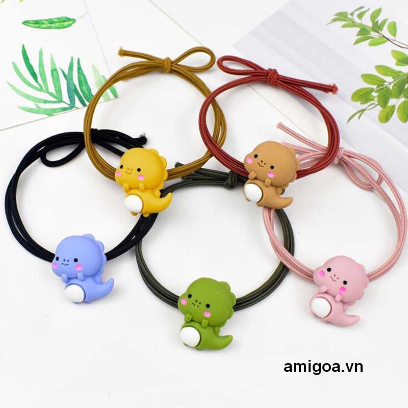 ✨✨Dây buộc tóc trang trí hình khủng long nhỏ dễ thương phong cách Hàn Quốc dành cho nữ