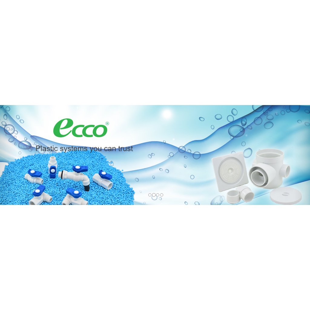 Van khóa nước Ecco 2 đầu răng nhập khẩu từ Thái Lan
