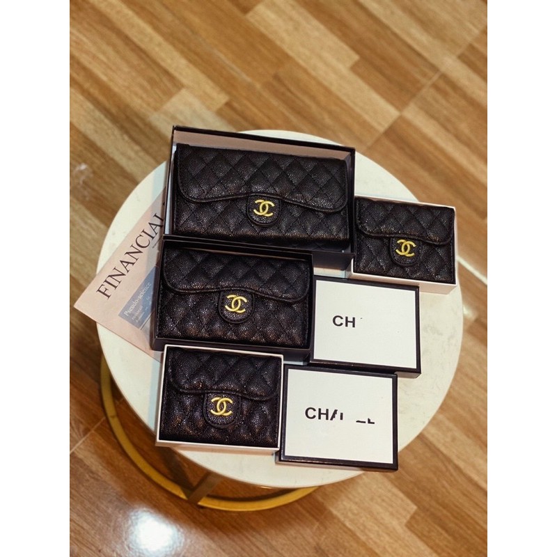 Ví xinh da gạo full box có dây đeo chéo