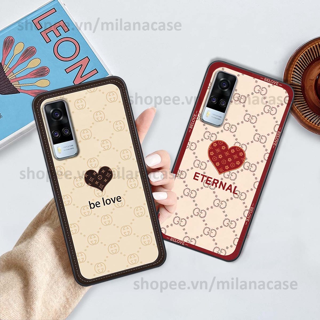 Ốp Vivo Y51 2020 hình trái tim be love tình yêu siêu đẹp, cá tính, thời trang