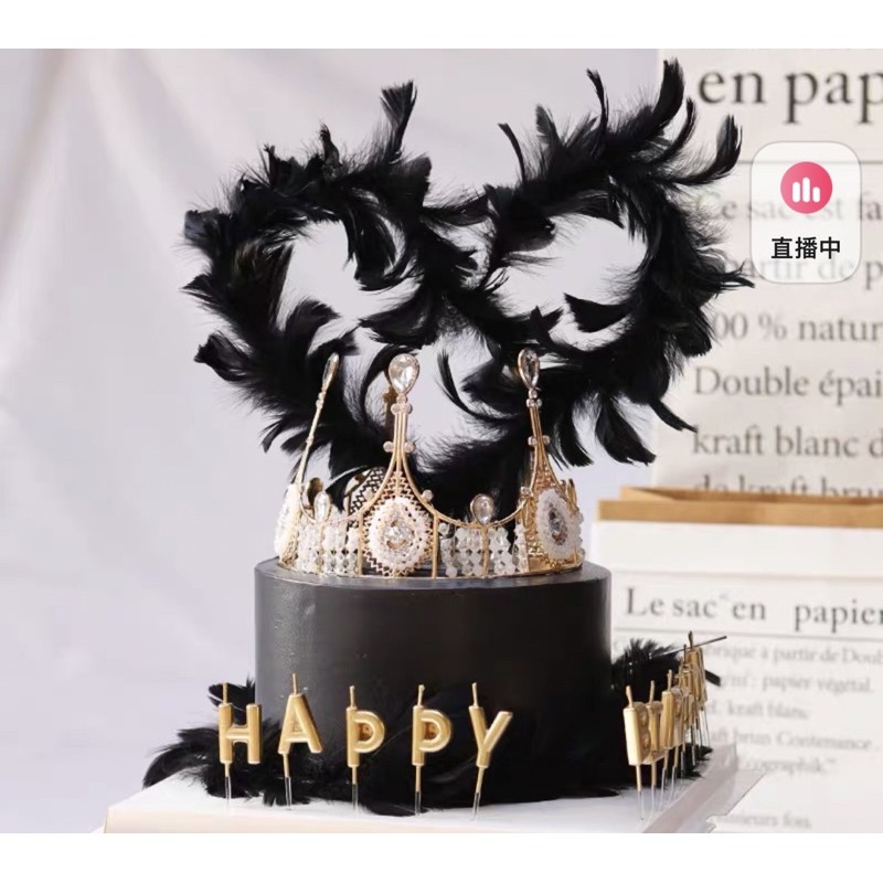 Phụ Kiện Trang Trí Bánh Kem Hình Cánh Thiên Thần Và Trái Tim