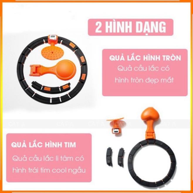 Vòng lắc eo thông minh HuLa Hoop-Vòng lắc eo giảm mỡ có đồng hồ tự động đếm số