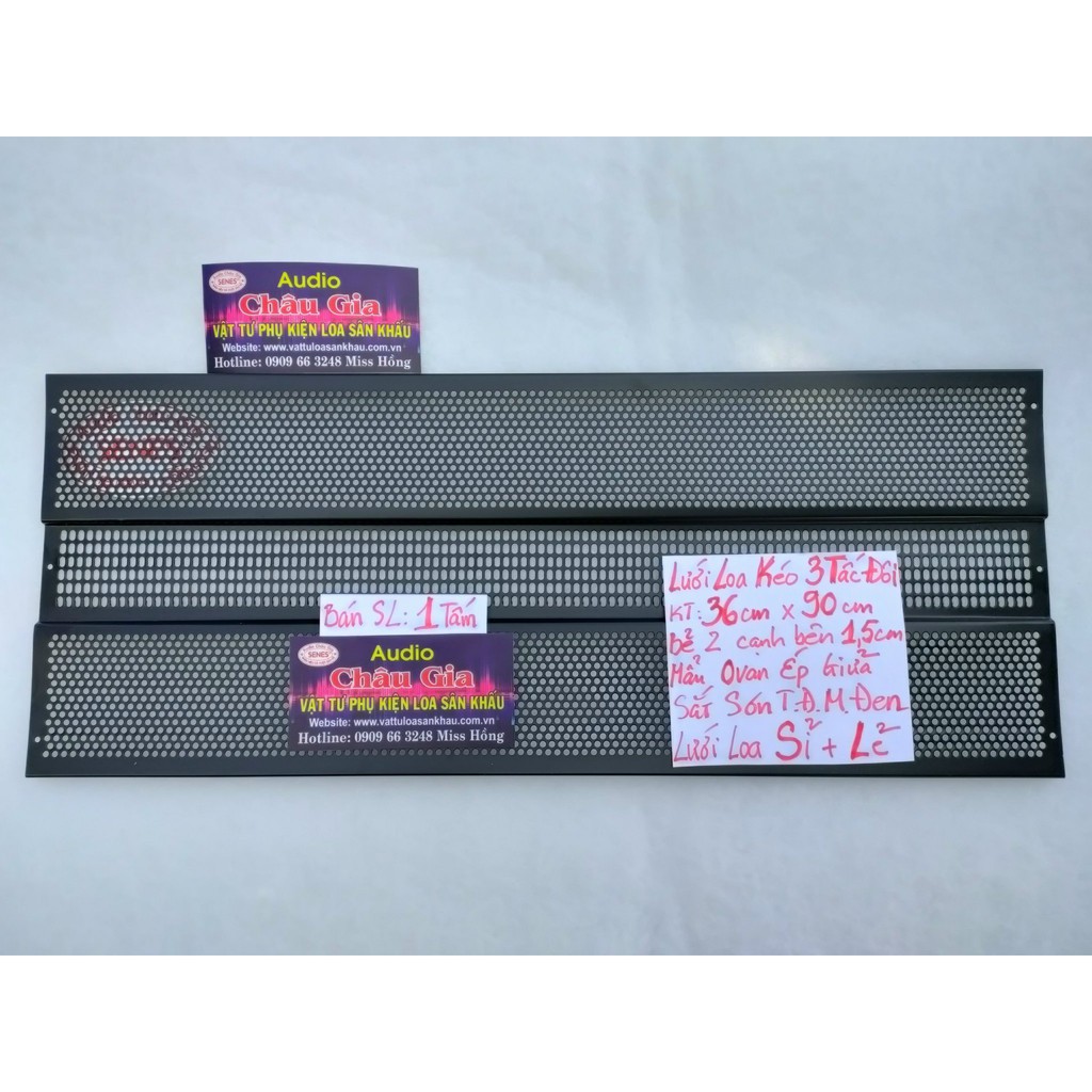 Lưới loa kéo 3 tấc đôi 36cm 90cm 1 tấm Audio Châu Gia