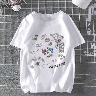 Áo thun nam nữ in hình nhóm nhạc TNT đẹp lung linh dễ thương giá tốt