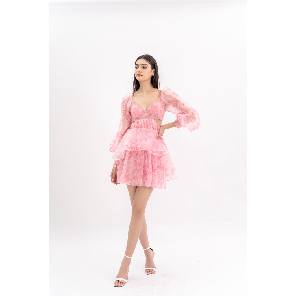 Des Fleurs - Váy xoè tay bồng Le Muse de Pivoine