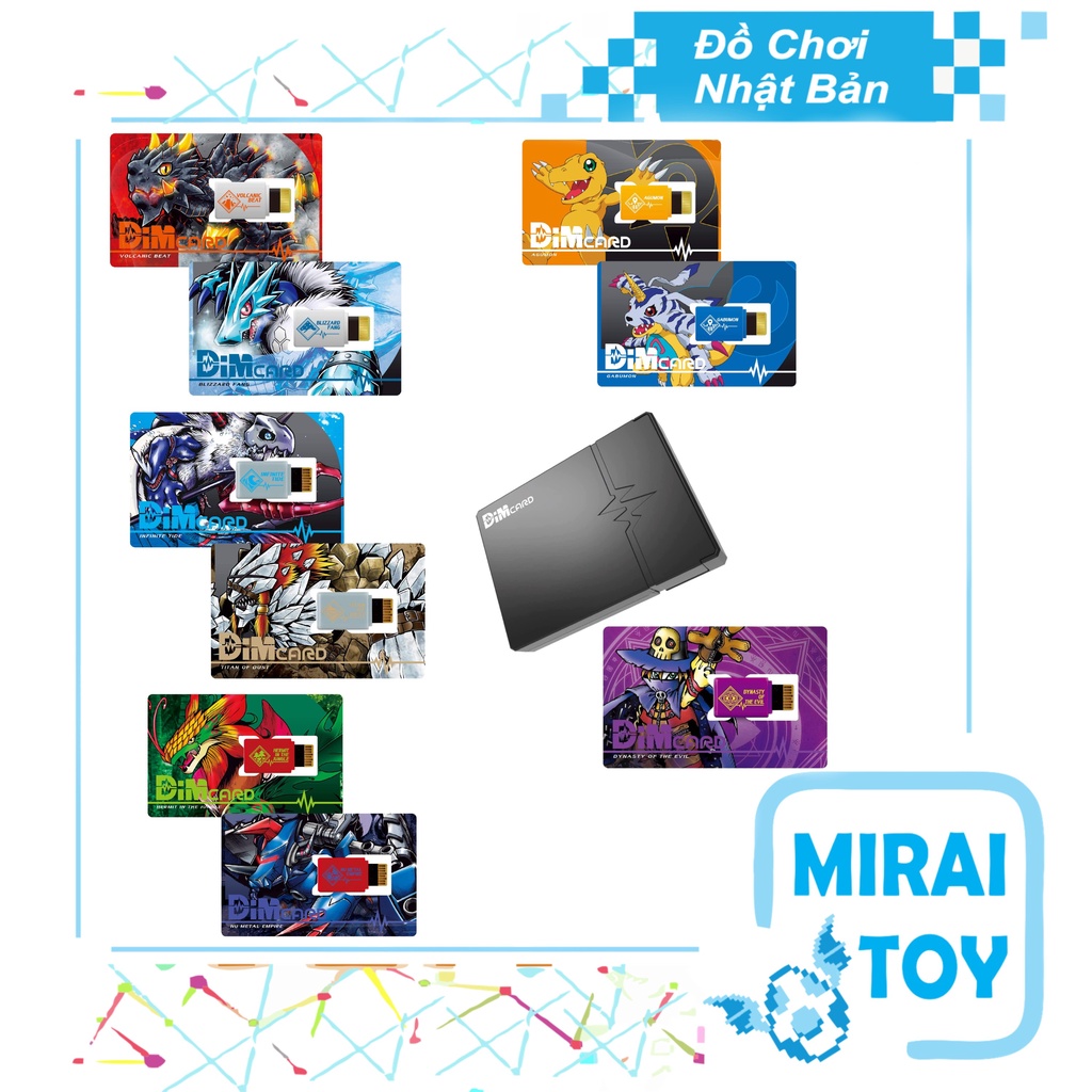 Đồ chơi thẻ Dimcard Digimon Vital Bracelet Chính hãng