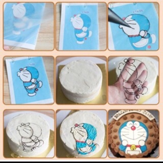 Giấy Gạo Vẽ Hình Lên Bánh