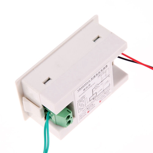 New AC 100-300V / 200A Kỹ thuật số Ampe kế kép Volt kế Vôn kế LCD với biến áp dòng điện AC