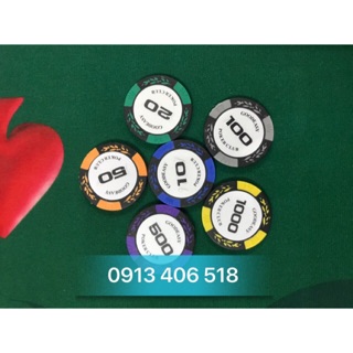 Bán Phỉnh Poker Chip Lẻ Được Chọn Mệnh Giá