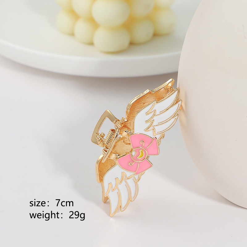 Kẹp tóc kim loại họa tiết hoạt hình thủy thủ mặt trăng dễ thương