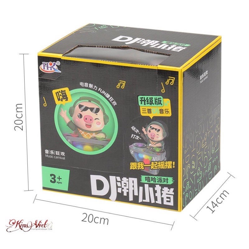 Đồ chơi DJ heo phát nhạc cho bé