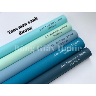 Giấy mỹ thuật tone màu xanh dương