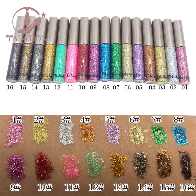 DNM (Hàng Mới Về) Set 16 Bút Kẻ Mắt Dạng Lỏng 5ml Nhanh Khô Chống Nước Tiện Dụng | WebRaoVat - webraovat.net.vn