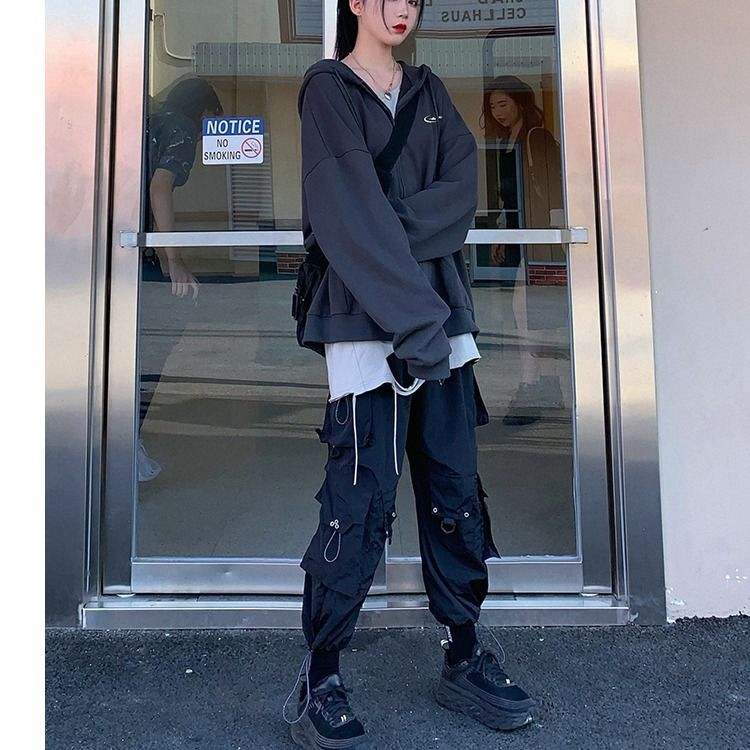 quần ống rộng Màu Đen Phong Cách Hàn Quốc Cho Nữ | BigBuy360 - bigbuy360.vn