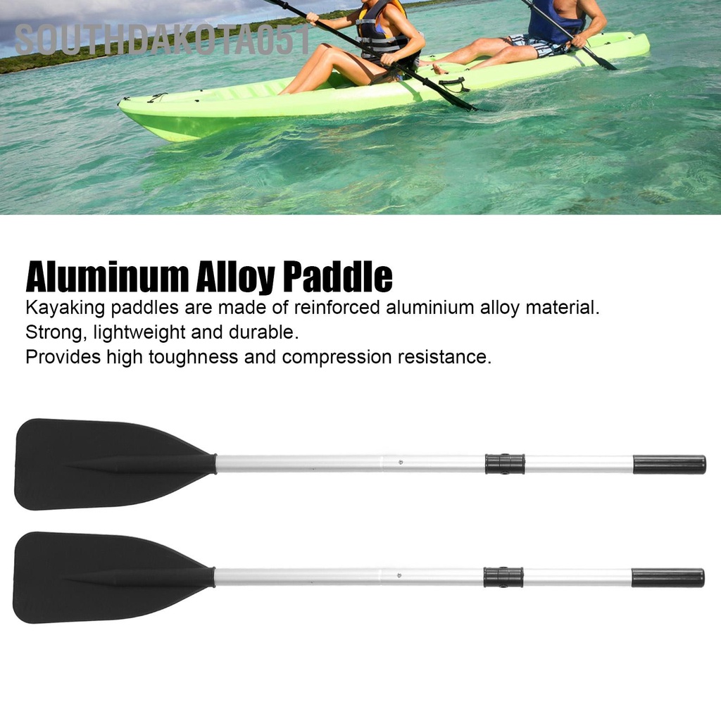 [Hàng HOT] Bộ 2 Mái chèo thuyền có thể tháo rời 132cm bằng hợp kim nhôm【Southdakota051】