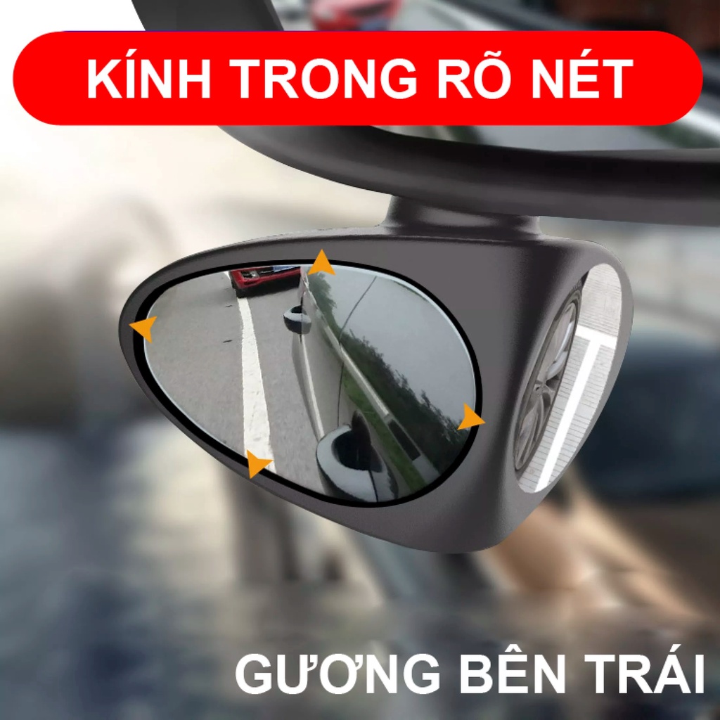 Gương hậu điểm mù bánh trước và bánh sau xe hơi