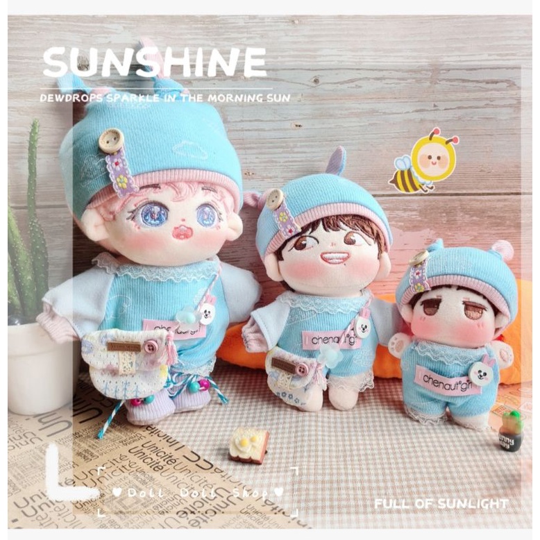 Outfit cho doll 10-15-20cm