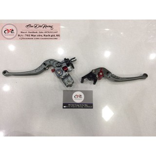 combo cùm Tay thắng CRG GP - Folding lắp cho mọi loại xe côn