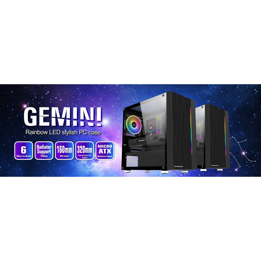 Vỏ Case XIGMATEK GEMINI Chính Hãng