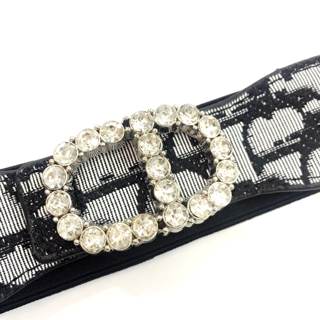 *Dây lưng:đai vây chun co giãn chữ dio,mặt đính đá,bản 4cm(DLNHC5.F5)