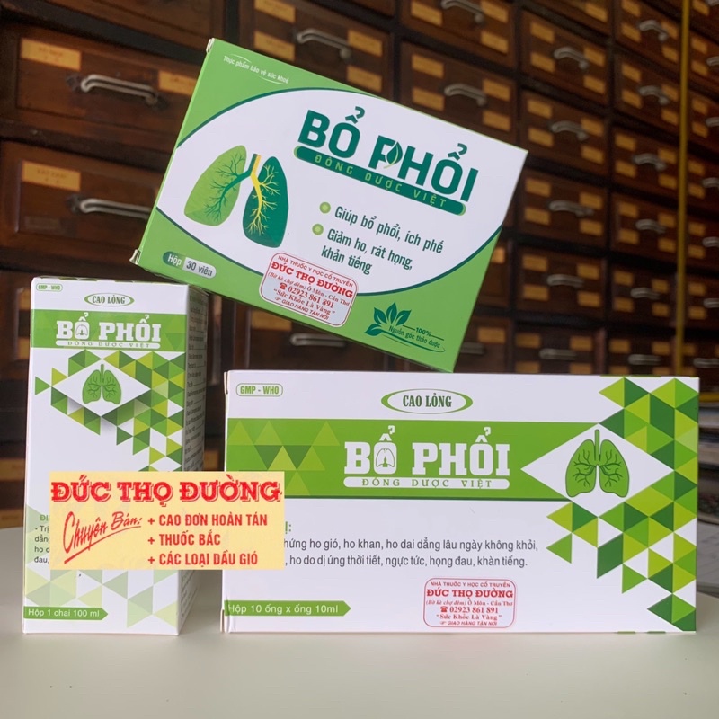 Bổ phổi Đông Dược Việt - Hỗ trợ bổ phế, tăng cường hệ hô hấp -