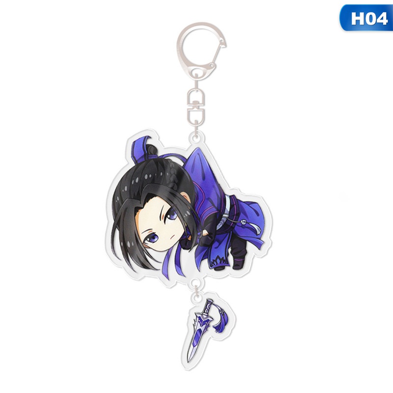 YGT Móc khóa acrylic hình The Untamed Chen Qing Ling Xiao Zhan Wang Yibo