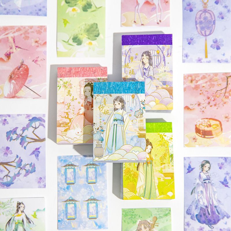 1 cuốn sổ lưu trữ hình dán sticker mini 50 tấm