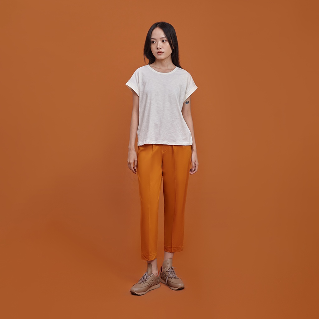 Andabove - Quần tây nữ Baggy - Pegged Pants - Màu Cam
