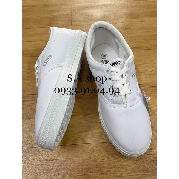 Giày thể dục si trắng cột Nam Asia