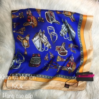 Sale lớn 140k/Khăn lụa vuông made in korea cao cấp