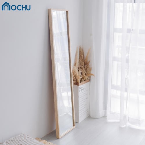 Gương đứng soi toàn thân khung gỗ OCHU Dựa tường MIRROR M Nội thất Decor phòng khách p