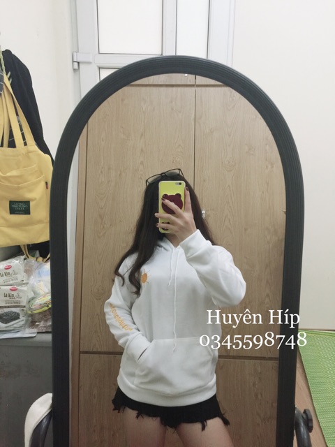 [Ảnh thật tự mặc] Áo hoodie thêu thời tiết | WebRaoVat - webraovat.net.vn