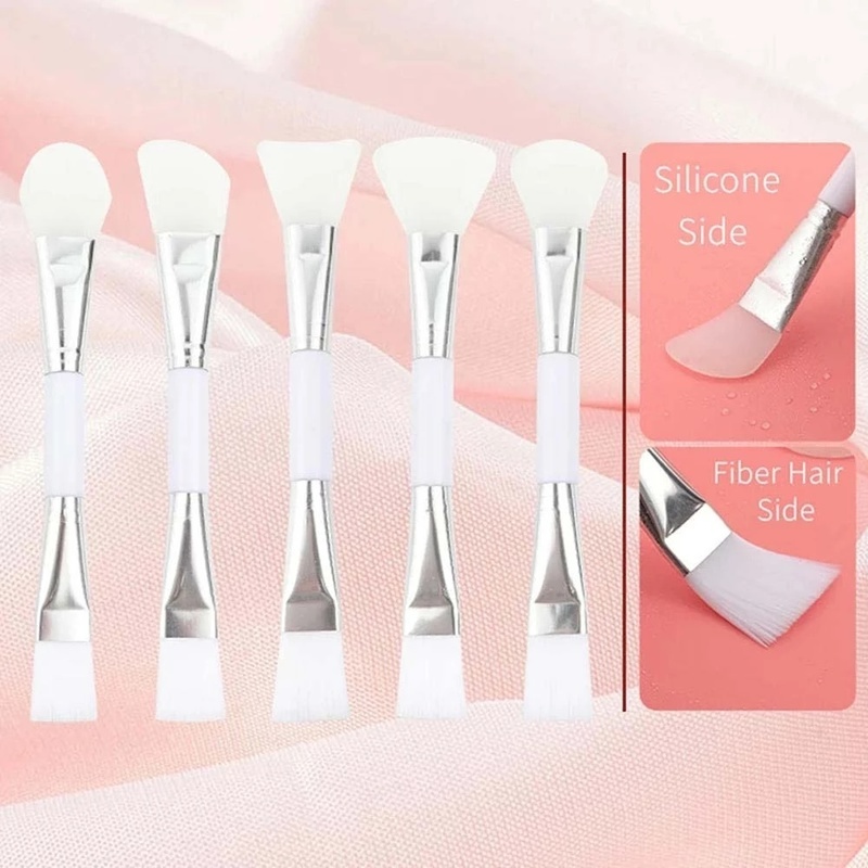 Cọ Silicone Hai Đầu Dùng Để Phết Mặt Nạ Chăm Sóc Da Cho Nữ
