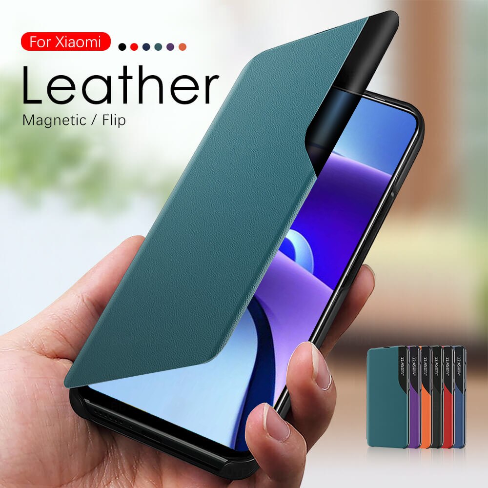 Bao Da Nắp Gập Chống Sốc 360 Độ Cho Xiaomi Redmi Note 9t 9s 9 Pro Max 8t 8 Pro