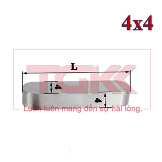 Thanh then bằng inox 304 4x4