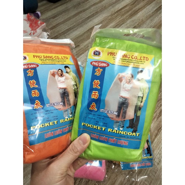 Áo mưa tiện lợi cao cấp loại 1, nhám dày đẹp.