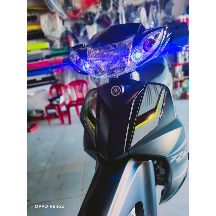 Đầu sirius ( si hello ) pha đèn + ốp đủ màu , full demi , full zắc cắm cho sirius 50 _ 110, tặng kèm bợ cổ