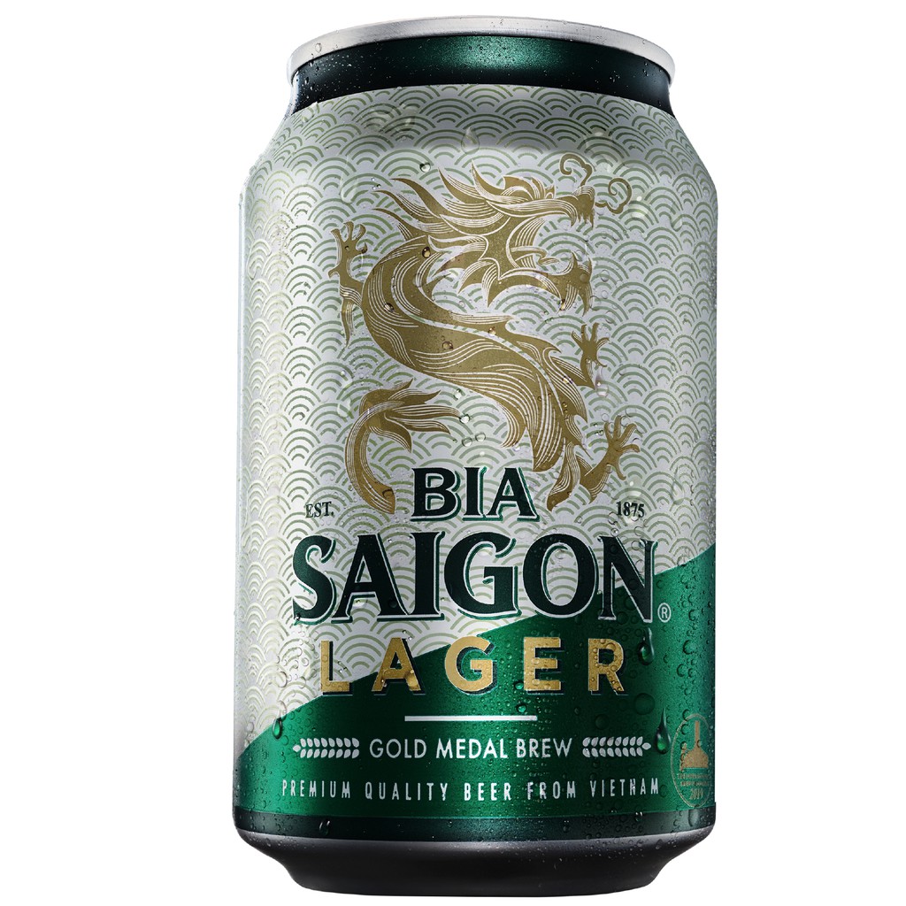 Thùng 24 lon bia SAIGON LAGER lon 330ml