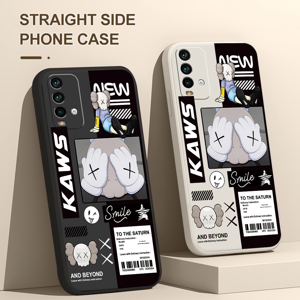 Ốp Điện Thoại Silicon Mềm Hình Gấu KAWS Cho Xiaomi Redmi 10 9T 9C Nf 9A 9 8A 8 6 6A NOTE 11 10 9 8 7 PRO 9S 4G 5G K20 PRO K30 30i