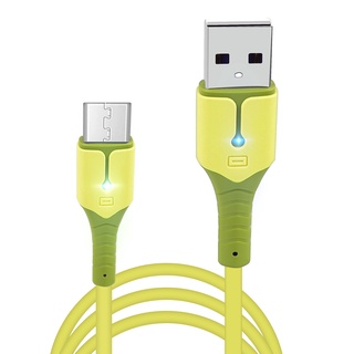 Dây cáp Type C sạc nhanh có đèn dài 1m 2m cho điện thoại Android