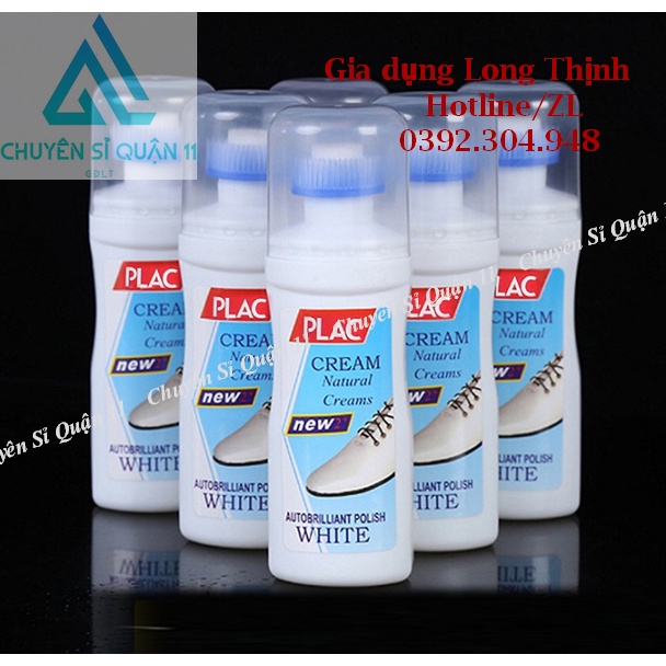 Chai Nước Lau Giày thần thánh PLAC, nước tẩy trắng giày đầu chà dễ sử dụng 100ml