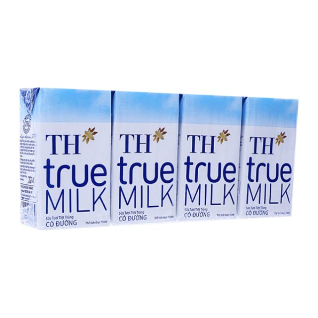 Sữa tươi TH 110ml ( Đường, ít đường) date 9.2020 | BigBuy360 - bigbuy360.vn