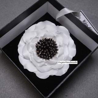 Hoa Cài Eo và Cài Áo Handmade(Full Hộp)10-11cm
