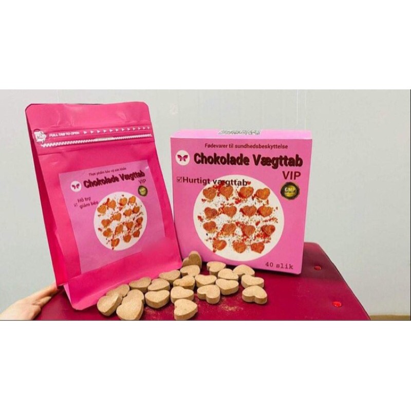 FULL HỒNG- Kẹo Socola Giảm Cân Đan Mạch Phiên Bản Mới (xx2 giảm cân) | BigBuy360 - bigbuy360.vn