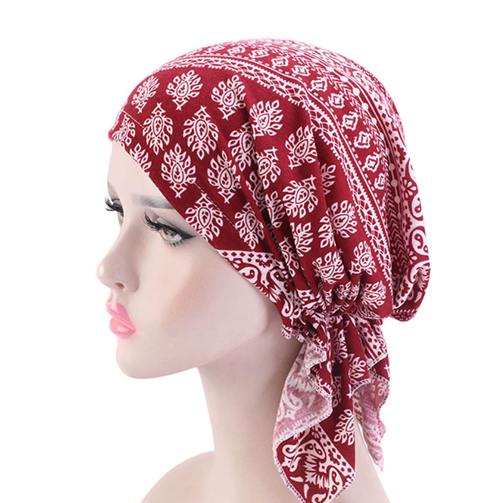 Mũ Turban Trùm Đầu Phong Cách Hồi Giáo Cho Nữ
