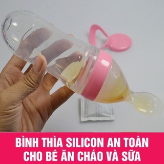 Bình thìa ăn dặm cho bé