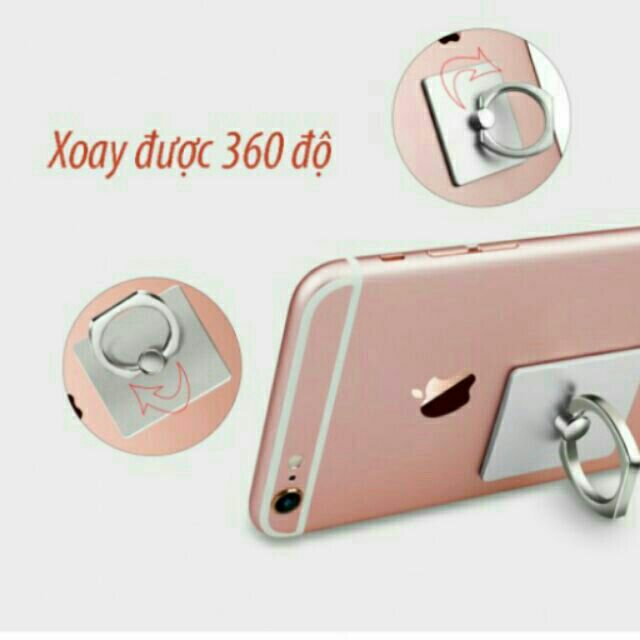 Giá đỡ Nhẫn vuông trơn xoay 360 độ (8 màu) IRING | BigBuy360 - bigbuy360.vn